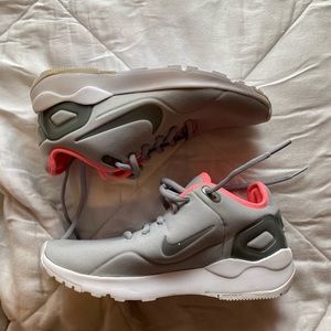 Pink and grey Nike sneakers size 7
